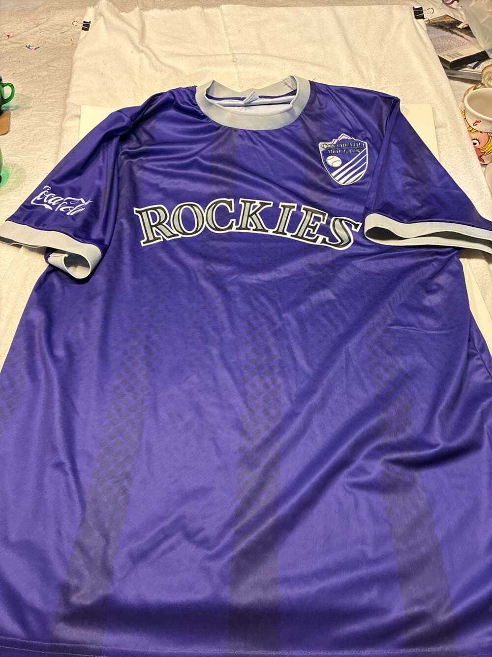 Colorado Rockies Purple Coca-Cola Soccer Jersey